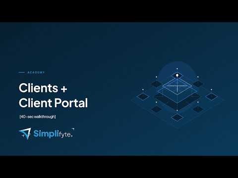 How to Manage Clients & Portal Access | Simplifyte
