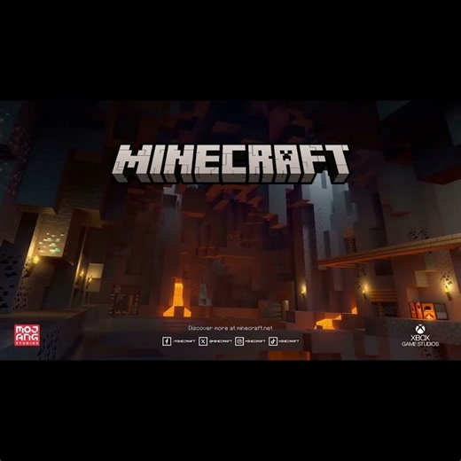 [Minecraft]-[Mojang & Title Screen Intro {Reverbed}][Short-ver.] #minecraft #Mojang #minecraftshorts