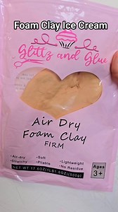 8.6K views · 192 reactions | If you're looking for an easy way to make some cute foam clay ice cream ornaments or cookies check out this tutorial I just made for you. You don't need a mold or cookie cutter however I do love me some good cookie cutters! Maybe soon we can make one using one! Let me know what you think & Happy Fake Baking! #foamclay #crafting #glittzandglue #crafter #clayart #clay #fakebake #icecream #diy | Glittz and Glue | Facebook
