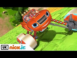 Blaze and the Monster Machines | Adhesion Tires To The Rescue! | Nick Jr. UK