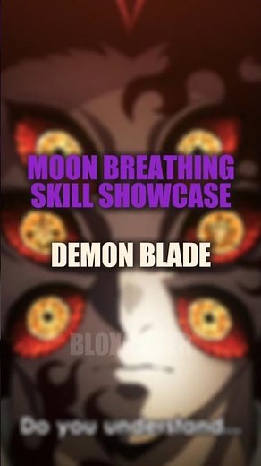 Demon Blade | Moon Breathing (1/2) | Skill Showcase | #roblox #demonblade