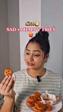These Fries Have Mood Swings ☹️🙂 from @BayashiTV_ #food #ytshorts #cooking #vlog