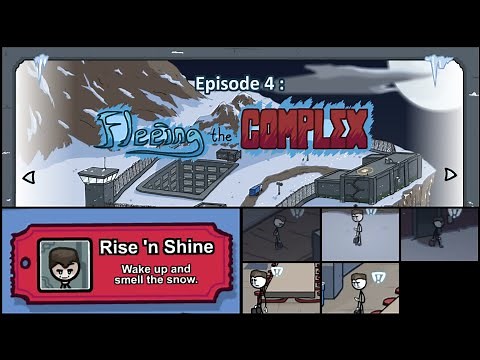 Achievement Rise 'n Shine - Fleeing the Complex | The Henry Stickmin Collection