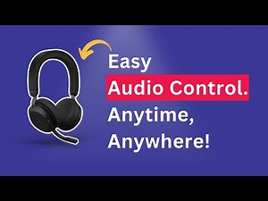 Jabra Evolve2 75 Bluetooth Headphones Easy Volume Adjustment Explained