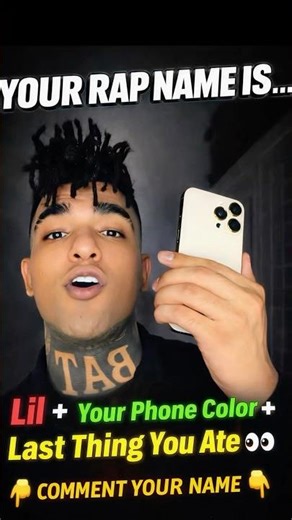 This Rap Name Formula Is Actually Insane