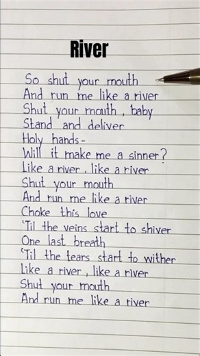 River Lyrics Song by Bishop Briggs #river #lyrics