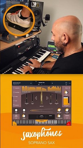 🎷 Mark Basile plays Another Day Solo | SWAM Soprano Sax v3 (Dream Theater Cover)