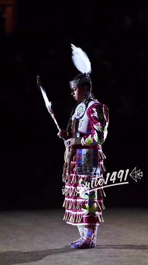 Head Woman Jingle Dress Special Spotlight at Apache Gold 2023 Powwow