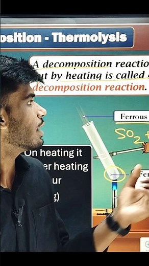 Thermal Decomposition Reaction | Chemical Reaction and Equations | Class 10 Science Chapter 1 | CBSE