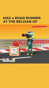 150K views · 6.8K reactions | Max was Road Runner at the Belgian GP. #f1 #formula1 #belgiangp #maxverstappen #sergioperez #charlesleclerc #lewishamilton #fernandoalonso | The Lollipop Man | Facebook