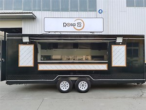 [Hot Item] Mobile Vending Food Cart and Portable Food Stall Kiosk Towing Trailer