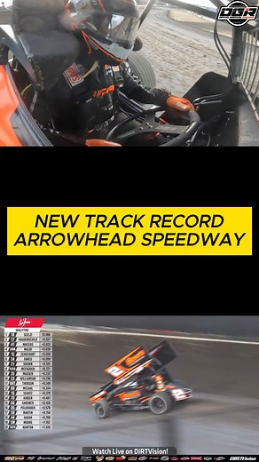 NEW TRACK RECORD!! Full Speed around Arrowhead Speedway last night! POV & DIRTVision views to recap this special moment! Not everyday you set a World of Outlaws Sprint Car Series track record… 🔥💪🏽 #DG2 #TrackRecord #Quicktime #Qualifying #FullSpeed #Motorsport | David Gravel Racing