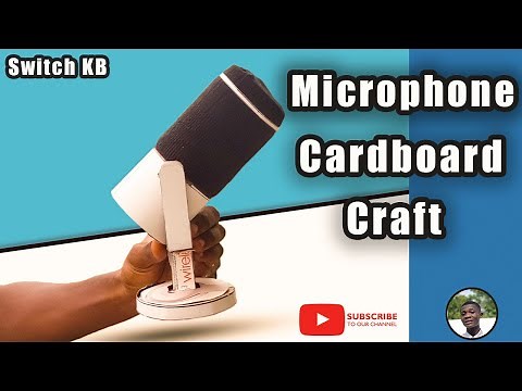 Diy Microphone from Cardboard | D.I.Y Cardboard Craft 100% working