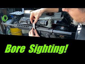 How to bore sight a AR rifle