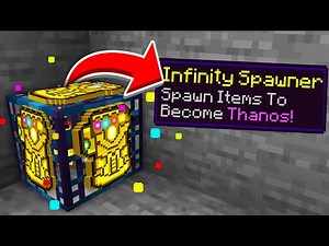 Minecraft, But There's Infinity Gauntlet Spawners...