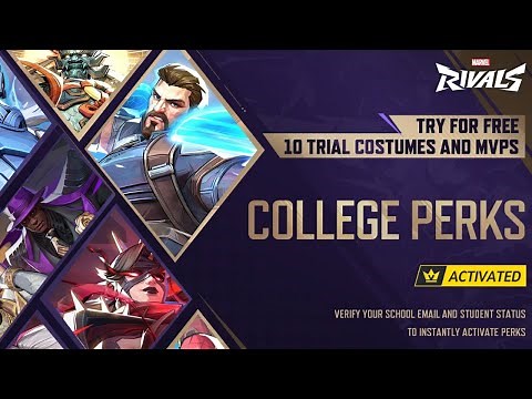 FREE SKINS for College Students! - Marvel Rivals Season 3 Costume PERKS