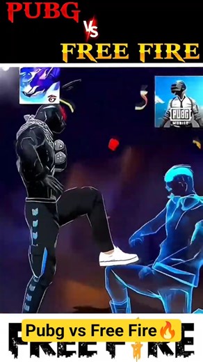 pubg vs free fire🔥🔥#shorts #viralshort #trendingshorts #shortsviral #ff #trending #viralvideo