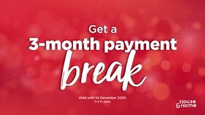 The first few weeks of the new year can be tough, so let us help you relieve the strain on your pocket with a 3-month payment break! Buy on credit for R1999 or more before 24 December 2020 and only start paying your first instalment on 1 March 2021 – browse our catalogue for our wide selection https://bit.ly/3qtv38Z and shop today https://bit.ly/34OiZpW. Ts & Cs apply. | House & Home