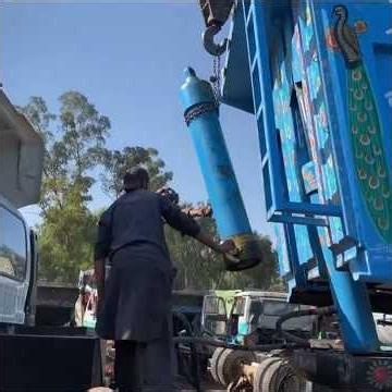 Bent Hydraulic jack straighten process #hydraulicjack #repair #shorts