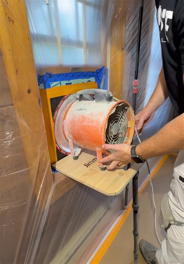 Setting Up Negative Airflow Ventilation for Painting