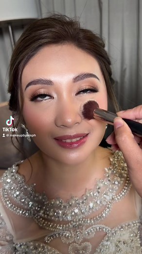 Preparing for her Ceremony Look💐 Makeup by Tris // Hair by Nikki Garcia @atenikks | Makeup by Tris