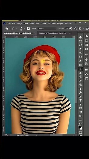 Stop scrolling! 🛑 Learn this 1-minute Photoshop trick #photoshop