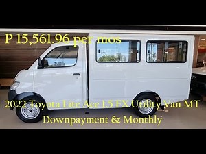 2023 Toyota Lite Ace 1.5 FX Utility Van MT