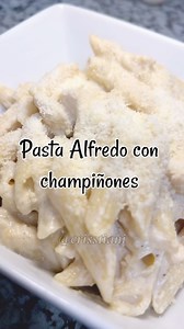 Pasta Alfredo con champiñones 🍄 #recetas #pastaalfredo #champiñones #recetasfaciles #mushrooms #foodvlog #foodrecipes #recetas #pastalover #pickyeaters | Cristiani Orono