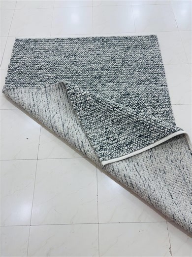 Handwoven Chunky Loop Wool Rug – Modern Neutral Area Rug, Pebble Texture Carpet, Scandinavian Minimalist Living Room Rug, Handmade Rug - Etsy