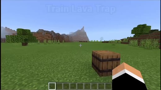 Lava Train Trap in Minecraft Tutorial