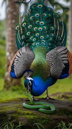 12K views · 334 reactions |  When the Peafowl Hunts a Snake!...