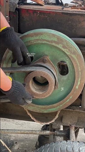 V-Belt Pulley Installation & Proper Alignment Guide 📏🔧 #machine #tools #powertools #shortsfeed