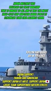 110K views · 1.8K reactions | Japan military has released it's first warship That is unique to all most high tech ship and stronger than against china #military #japan #viralpost #fbyシvideo # | Jay M Terrence | Facebook