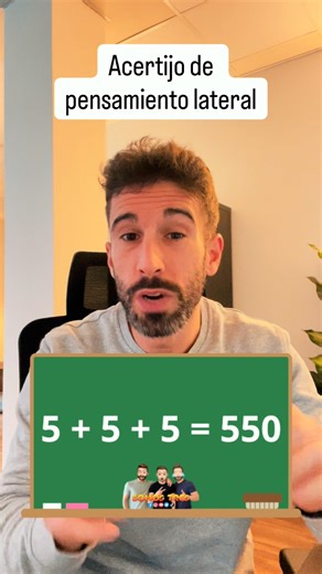 Acertijo de pensamiento lateral 🧠 | Somos Tres