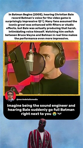 Christian Bale’s Batman Voice Was Mostly Real 😳🦇 | Batman Begins (2005)