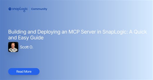 Building and Deploying an MCP Server in SnapLogic: A Quick and Easy Guide