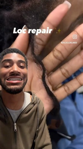 IMPRESSIVE Loc Repair #shorts