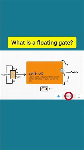 MOSFET Floating Gate Mystery: Why it stays ON? ⚡ #MOSFET #Electronics #FloatingGate