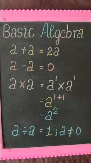 Basic Algebraic Operations Explained for Beginners | Simple Math