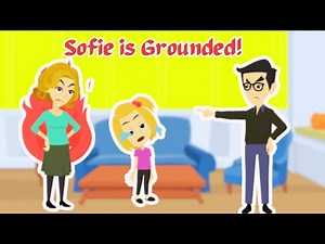 Cheeky Sofie Gets Grounded For Misbehaving | Funny Kids Cartoons