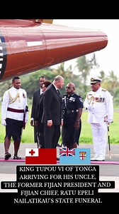 King Tupou VI of Tonga was saddened by the death of his uncle, former fijian president and Fijian chief Ratu Epeli Nailatikau! #tonga #tongan #tongantiktok #fiji #fijitiktok