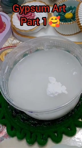 Gypsum product making part 1✨✨ #gypsumdecor #gypsumart #handmade #crafting #Gypsum #reelsfbシ #foryouシ #everyone #videoreelsシ | Sarmin's Creative Corner