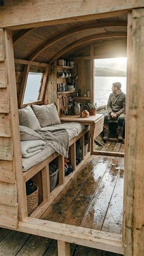 I Built a Boat Into a Micro Cabin and Took It Acro