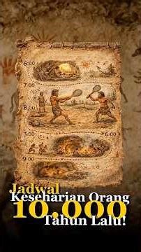 Membongkar Jadwal Harian Manusia Purba 10.000 Tahun Lalu!