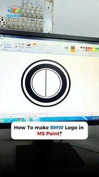 BMW Logo in MS Paint | MS Paint Tips and Tricks | Hartron Skill Centre Sonipat