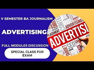 5th Semester-Advertising |Full modules discussion| Calicut University| Yahya Yahi