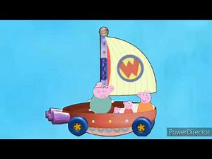 Peppa Pig Flying Wonder Pets Flyboat