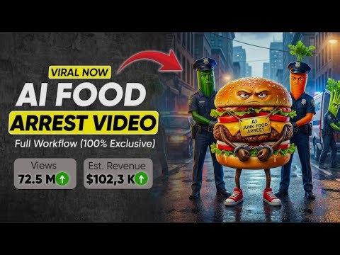 How to Make Viral Ai Junk Food Arrest Videos | Ai se video kaise banaye | FULL COURSE✅