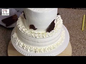 PASTEL DE CUMPLEAÑOS DE DOS PISOS PARA PRINCIPIANTES