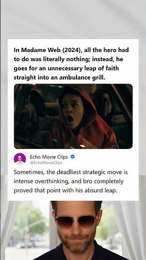 Madame Web 2024 Hero Goes For Leap of Faith Into Ambulance Grill